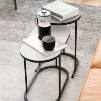 Set măsuțe de cafea Costway JV10742 5682015 White photo 5