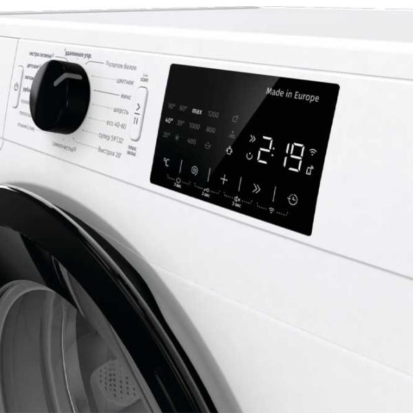 Mașină de spălat Gorenje WPNEI94A1SWIFI 9 kg / 1400 rpm / White photo 8 Mașină de spălat Gorenje WPNEI94A1SWIFI 9 kg / 1400 rpm / White photo 8