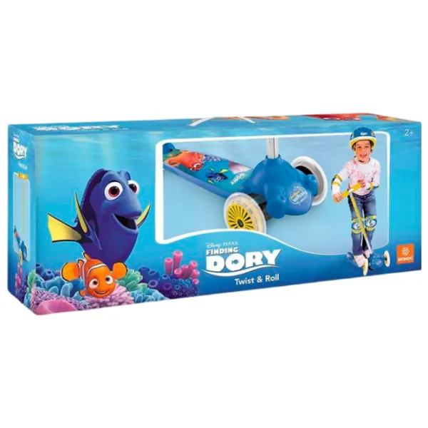 Trotinetă pentru copii cu trei roți Mondo Twist & Roll (28290) 50 kg/ Blue photo 4