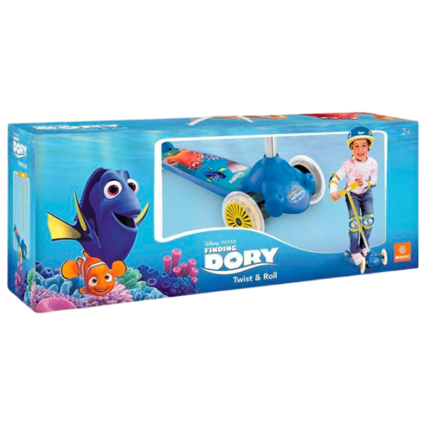 Trotinetă pentru copii cu trei roți Mondo Twist & Roll (28290) 50 kg/ Blue photo 4