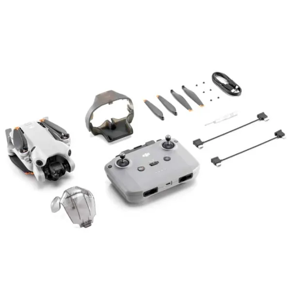 Dronă DJI Mini 4 Pro + DJI RC-N2 Profesional / Light Gray photo 6