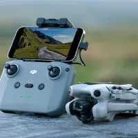 Dronă DJI Mini 4 Pro + DJI RC-N2 Profesional / Light Gray photo 8