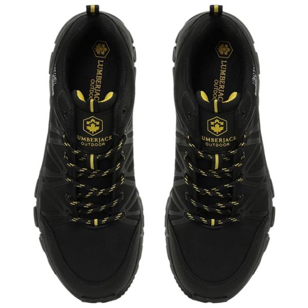 Adidași pentru bărbați Lumberjack Shell 3PR 42/ Black Yellow photo 4