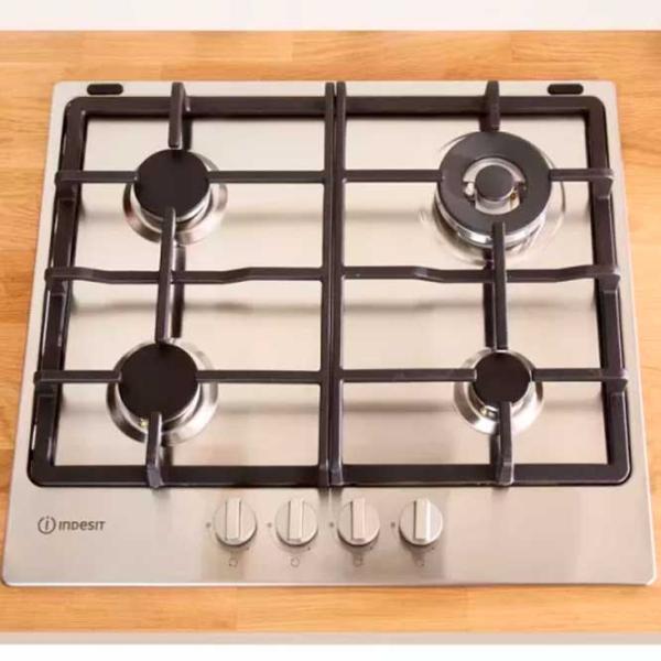 Plită încorporabilă pe gaz Indesit THP 641 IX/ I Inox/ Inox photo 4