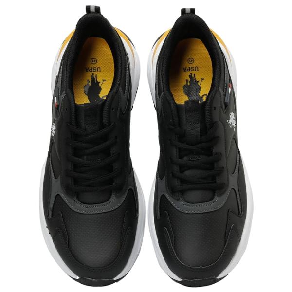 Adidași pentru bărbați U.S. Polo Assn. Solidar 3PR 42/ Black photo 4 Adidași pentru bărbați U.S. Polo Assn. Solidar 3PR 42/ Black photo 4
