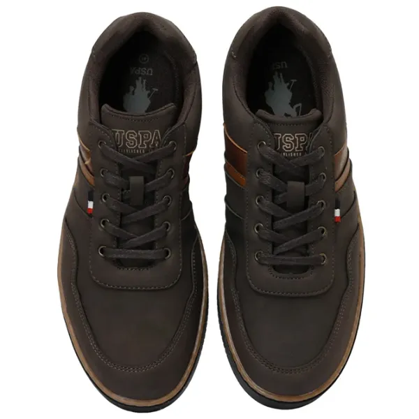 Adidași pentru bărbați U.S. Polo Assn. Rivaldo 3PR 44/ Brown photo 4
