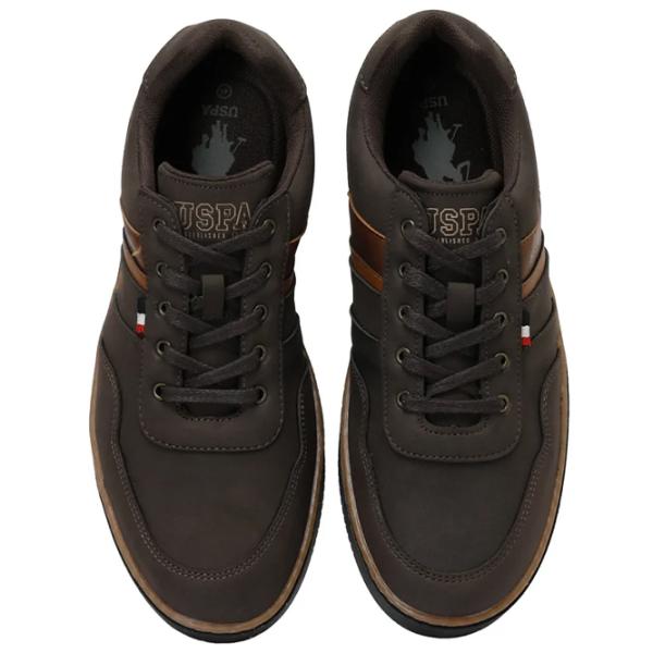 Adidași pentru bărbați U.S. Polo Assn. Rivaldo 3PR 44/ Brown photo 4