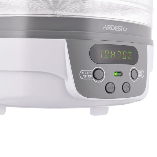 Сушка для овощей и фруктов Ardesto FDB-5321T  250 Вт / Белый photo 4
