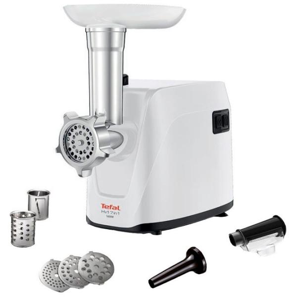 Mașină de tocat carne Tefal NE114130 1600 W/ 1.9 kg/ min/ White photo 4