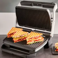 Grill electric Tefal GC728D10 2000 W/ Black Inox photo 7