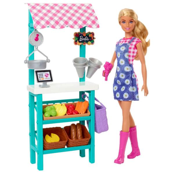 Набор Barbie Farmers Market Playset Caucasian HCN22 модель/ 3+ photo 2 Набор Barbie Farmers Market Playset Caucasian HCN22 модель/ 3+ photo 2