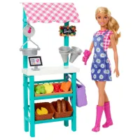Набор Barbie Farmers Market Playset Caucasian HCN22 модель / 3+ photo 2