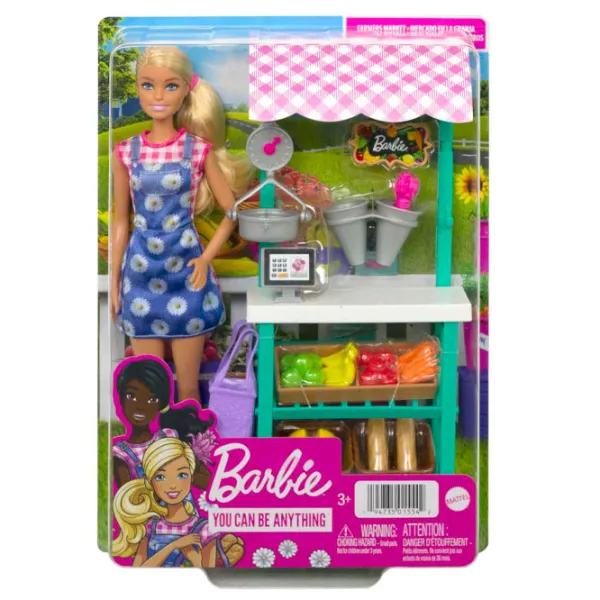 Набор Barbie Farmers Market Playset Caucasian HCN22 модель/ 3+ photo 7 Набор Barbie Farmers Market Playset Caucasian HCN22 модель/ 3+ photo 7