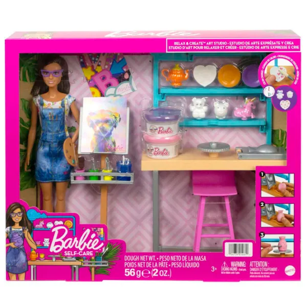 Набор Barbie Relax & Create Art Studio HCM85 модель/ 3+ photo 6 Набор Barbie Relax & Create Art Studio HCM85 модель/ 3+ photo 6