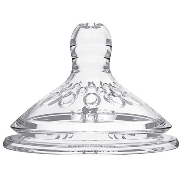 Tetină pentru biberon BabyOno 1453/ 02 Unisex/ Transparent photo 2