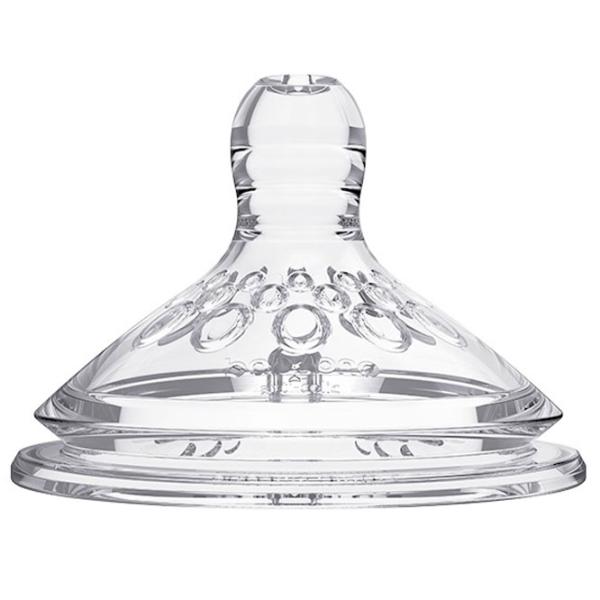 Tetină pentru biberon BabyOno 1453/ 02 Unisex/ Transparent photo 2