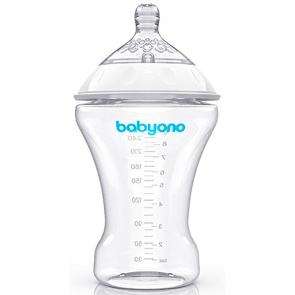 Tetină pentru biberon BabyOno 1453/ 02 Unisex/ Transparent photo 3