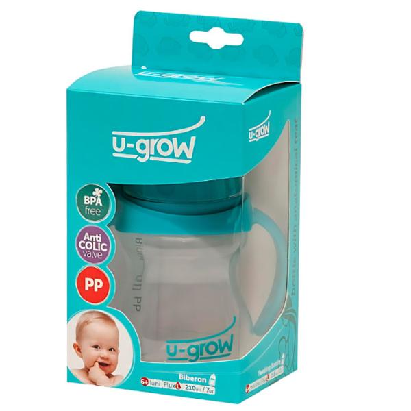 Biberon Ugrow A-1014 Unisex/ 210 ml/ Blue photo 3