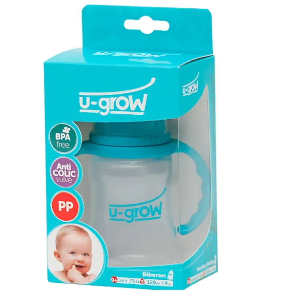 Biberon Ugrow A-1012 Unisex/ 120 ml/ Blue photo 3