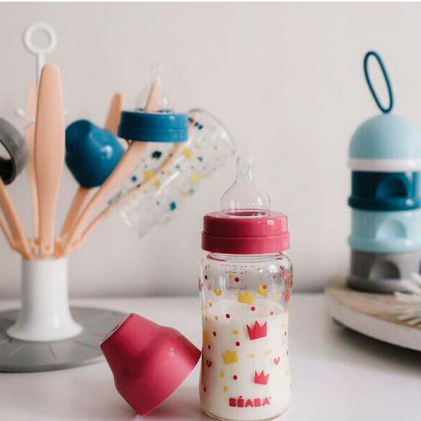 Biberon Crown B911654 Pentru fetițe/ 240 ml/ Pink photo 5