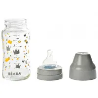 Biberon Crown B911653 Pentru fetițe/ 240 ml/ Grey photo 3