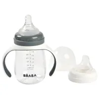 Biberon Beaba B913532 Pentru fetițe/ 210 ml/ Grey photo 2