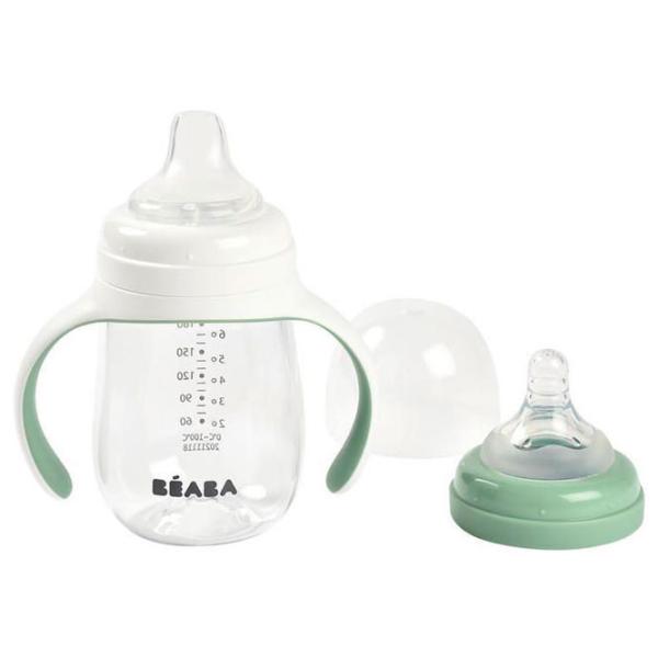 Бутылочка для кормления Beaba B913531 Для девочек/ 210 мл/ Sage Green photo 2