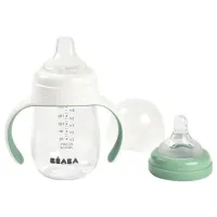 Бутылочка для кормления Beaba B913531 Для девочек/ 210 мл/ Sage Green photo 2