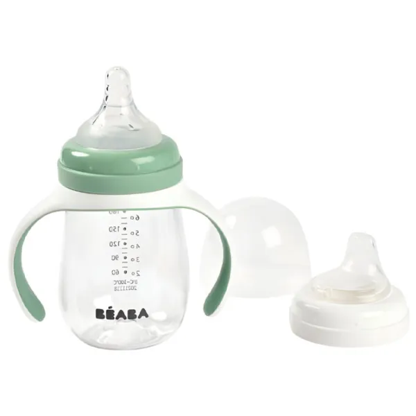 Бутылочка для кормления Beaba B913531 Для девочек/ 210 мл/ Sage Green photo 3
