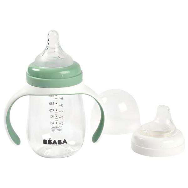 Бутылочка для кормления Beaba B913531 Для девочек/ 210 мл/ Sage Green photo 3