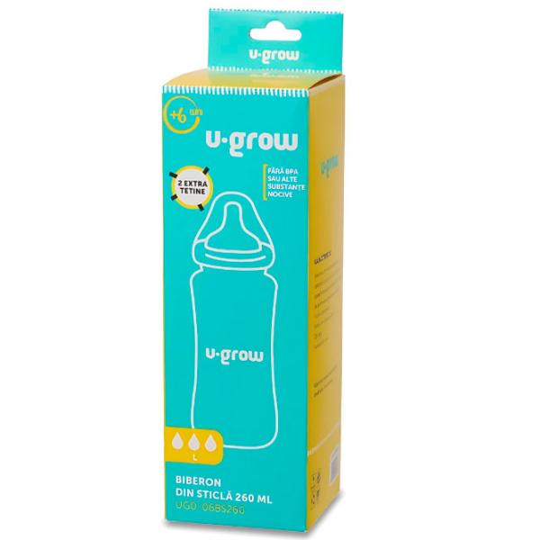 Biberon Ugrow UG0-06BS260 Unisex/ 260 ml/ Blue photo 3