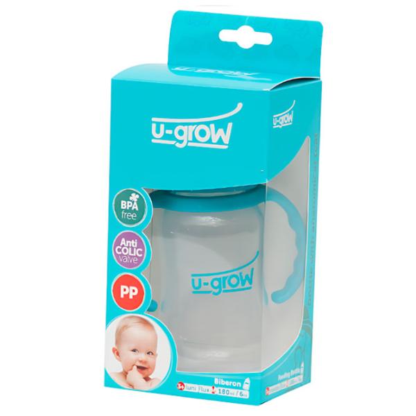 Biberon Ugrow A-1074 Unisex/ 180 ml/ Blue photo 3
