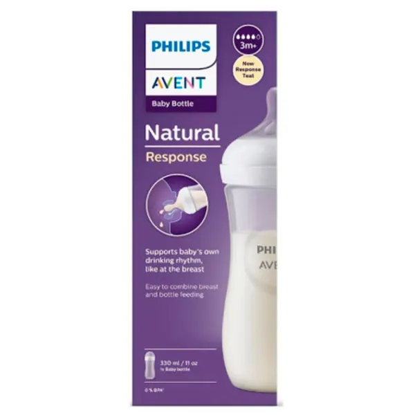 Бутылочка для кормления Philips SCY906/ 01 Avent Унисекс/ 330 мл/ Прозрачный photo 4