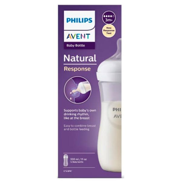 Бутылочка для кормления Philips SCY906/ 01 Avent Унисекс/ 330 мл/ Прозрачный photo 4
