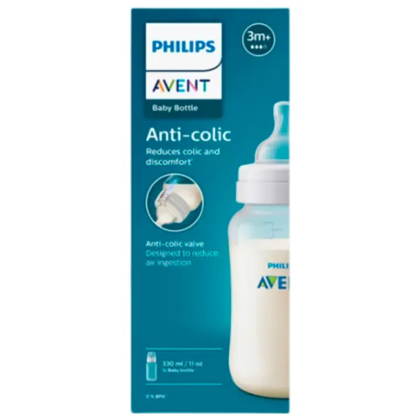Бутылочка для кормления Philips SCY106/ 1 Унисекс/ 330 мл/ Прозрачный photo 3