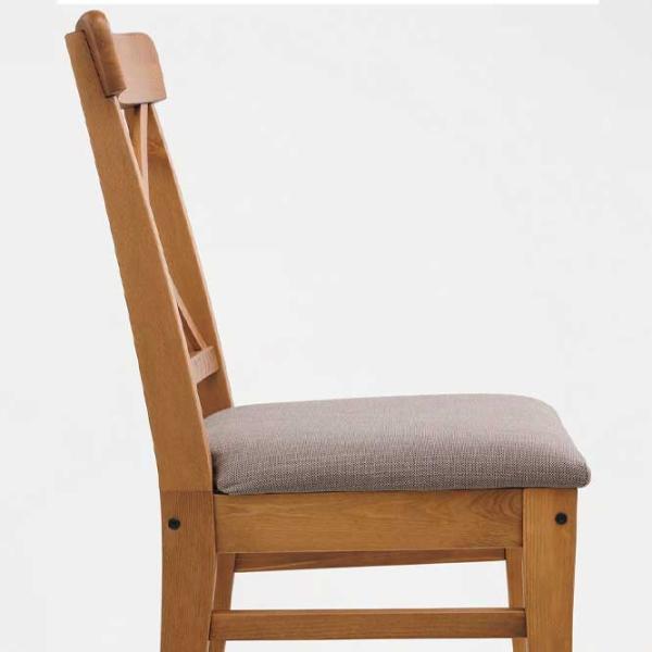 Кухонный стул Ikea Ingolf Ткань/ Коричневый Бежевый photo 2