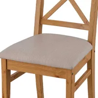 Scaun de bucătărie Ikea Ingolf Stofă/ Brown Beige photo 5