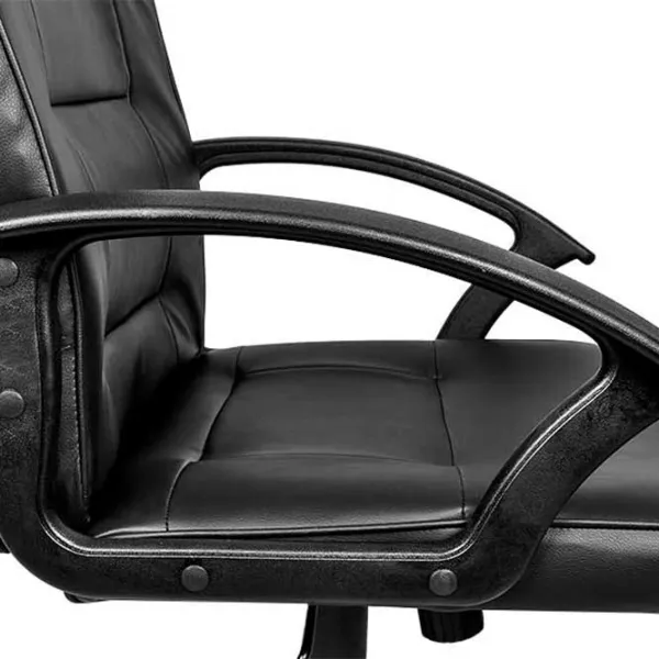 Fotoliu de birou Malatec 8982 Piele artificială/ Black photo 4
