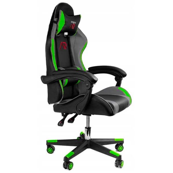 Игровое кресло Jumi Aragon CM-439955 Зелёный Черный photo 2