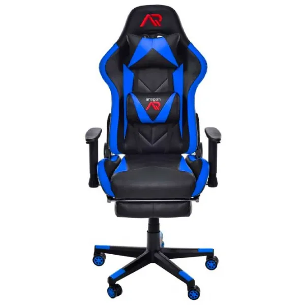 Игровое кресло Jumi Aragon CM-439481 Синий Черный photo 4 Игровое кресло Jumi Aragon CM-439481 Синий Черный photo 4