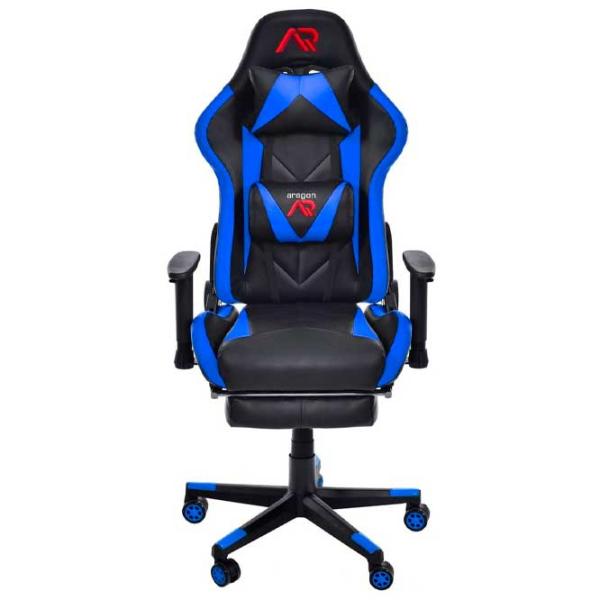 Игровое кресло Jumi Aragon CM-439481 Синий Черный photo 4 Игровое кресло Jumi Aragon CM-439481 Синий Черный photo 4