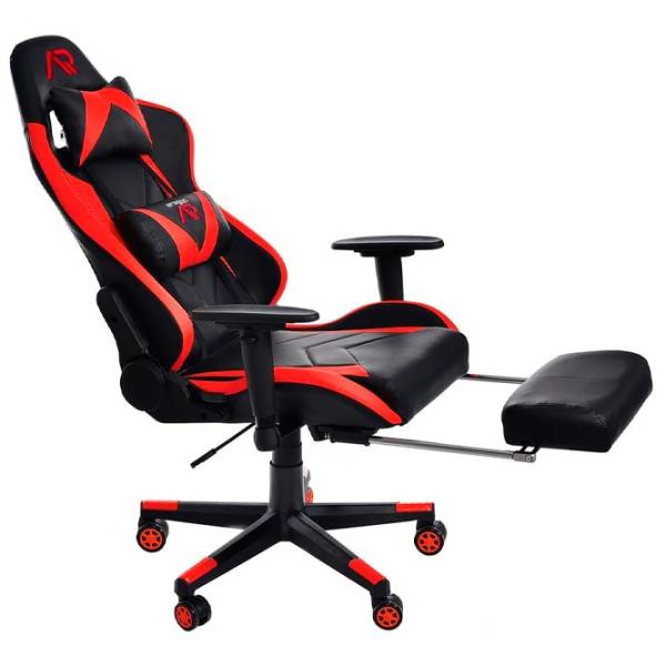Scaun Gaming Jumi Aragon CM-439474 Red Black photo 3 Scaun Gaming Jumi Aragon CM-439474 Red Black photo 3