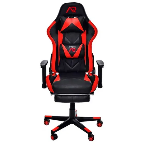 Scaun Gaming Jumi Aragon CM-439474 Red Black photo 4 Scaun Gaming Jumi Aragon CM-439474 Red Black photo 4