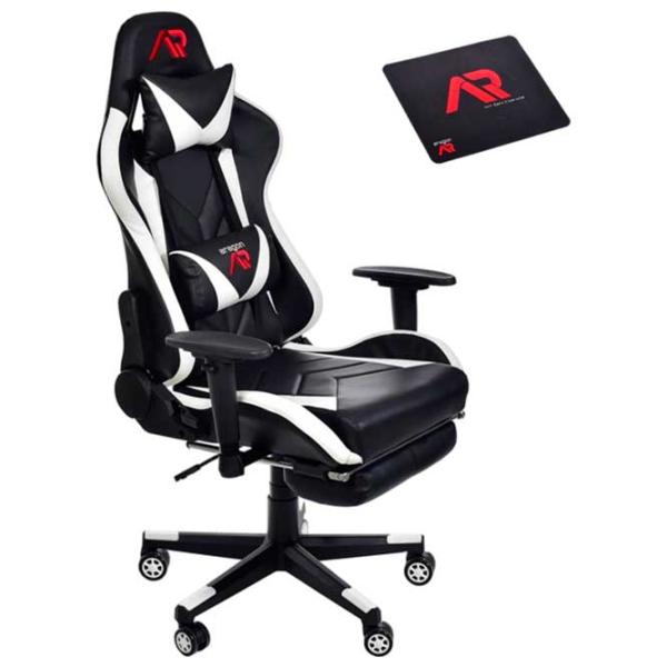 Игровое кресло Jumi Aragon CM-439528 Белый Черный photo 2