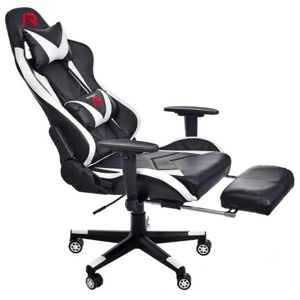 Игровое кресло Jumi Aragon CM-439528 Белый Черный photo 3