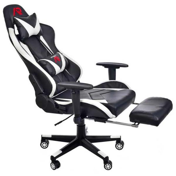 Игровое кресло Jumi Aragon CM-439528 Белый Черный photo 3