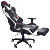 Scaun Gaming Jumi Aragon CM-439528 White Black photo 3