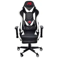 Scaun Gaming Jumi Aragon CM-439528 White Black photo 4