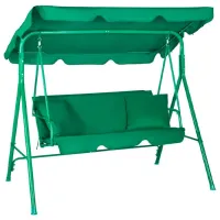 Садовые качели FunFit Relax 3365 (5640698) Зелёный/ 200 кг photo 2