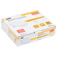 Plafonieră IEK ДВО 1605 185 mm/ Aluminiu photo 2